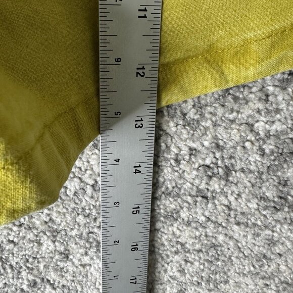 Urban Outfitters Denim Shorts Womens 27 Yellow High Rise Button Fly Lace Up Back - Picture 3 of 7